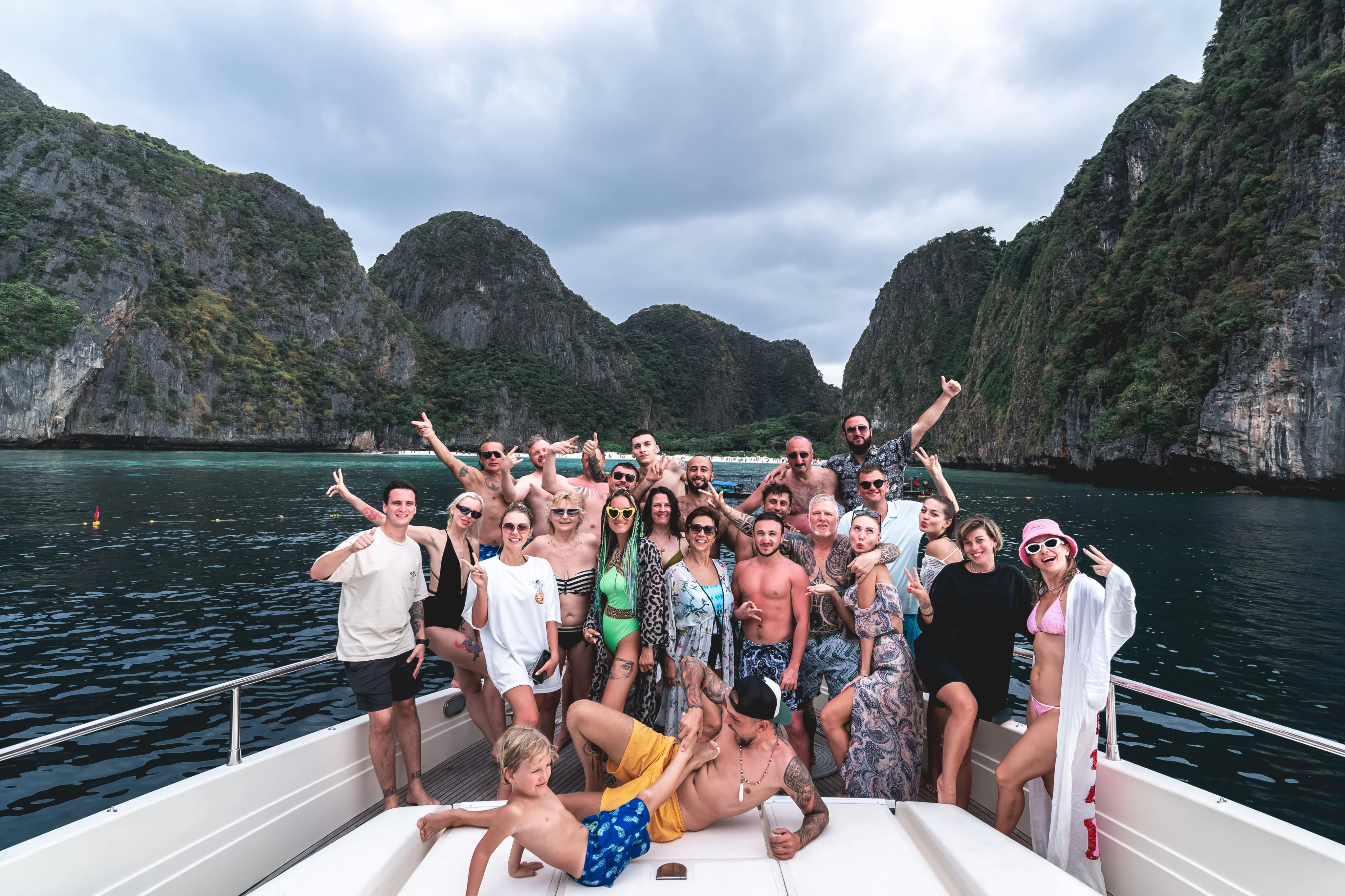 Фотография праздника на яхте